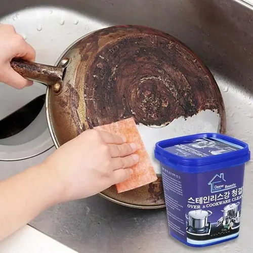 Limpia Ollas De 500gr Potente Pasta Limpiadora Acero Cocina | Cuotas sin  interés