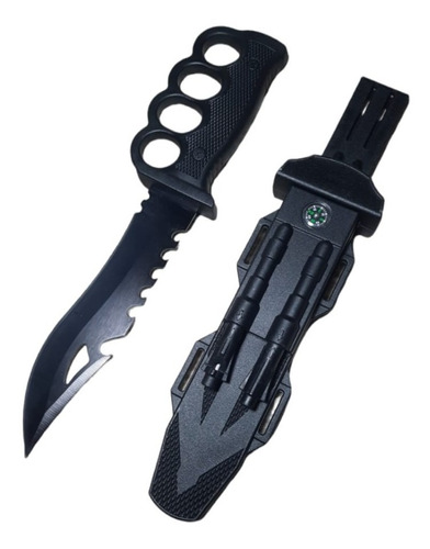 Cuchillo Manopla Tactico Supervivencia Pesca Caza 