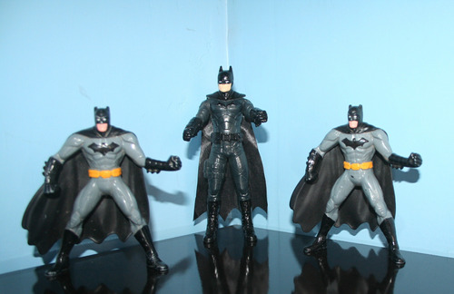 3 Figuras Batman + Batimovil De Regalo