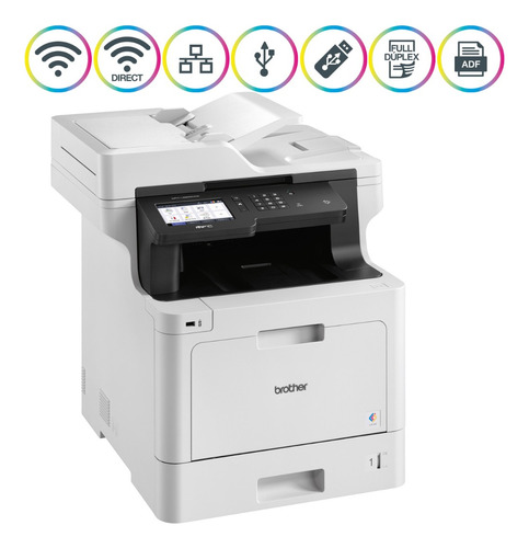 Multifuncion Laser Color Brother Mfc L8900 Cdw Duplex Wifi Color Blanco