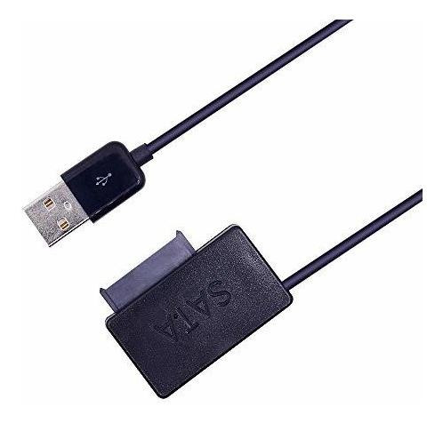 Adaptador Usb 2.0 Sata 7 6 13 Pin Para Ordenador Portatil