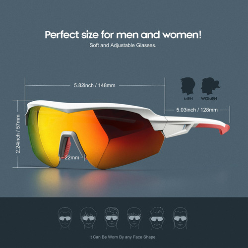 Yoziss Gafas Deportivas Polarizadas De Alto Rendimiento