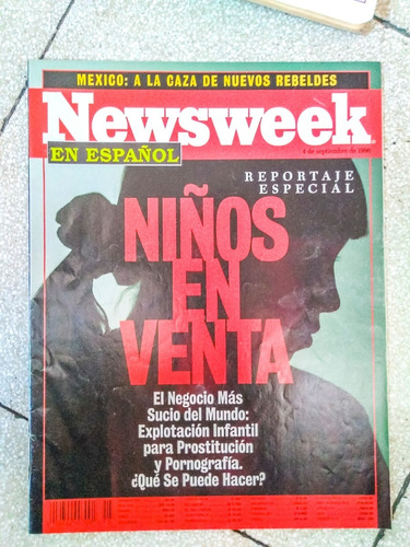 Revista Newsweek En Español Niños En Venta 4 Septiembre 1996