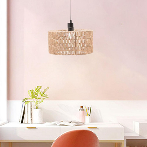 Pantalla De Fibra Natural Para Decoración Rústica Del