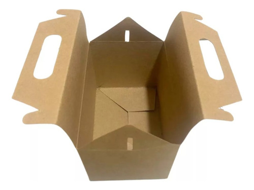 Caixa Maleta Top Kraft 330g Escolar Lanches Delivery - 10un