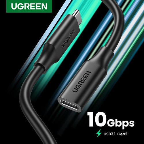 Cable Extensor Ugreen 10387 Usb C - Usb C 3.1 Thunderbolt 3