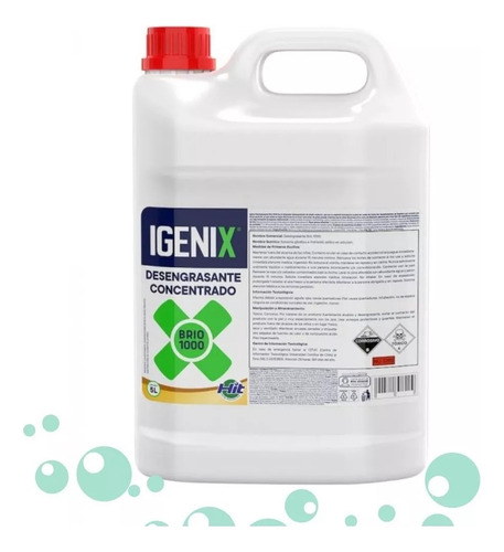 Desengrasante Líquido Igenix Brio 5 Lts Concentrado