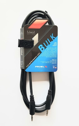 Imagen 2 de 4 de Cable Mini Plug Stereo 1.8 Mts Proel Bulk510lu18