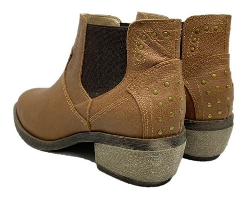 Imagen 4 de 4 de Bota Texana Cuero Tachas Inamori Viamo