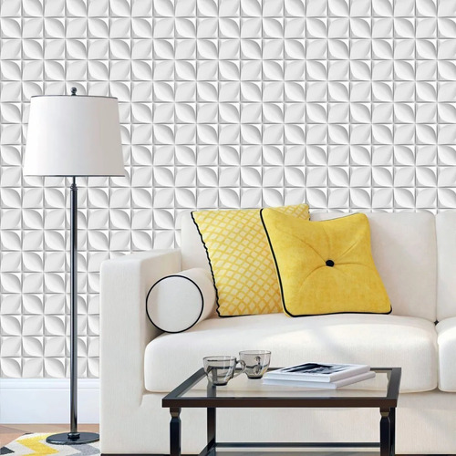 Papel De Parede 3d Premium Adesivo Geométrico Lavavel - D-42