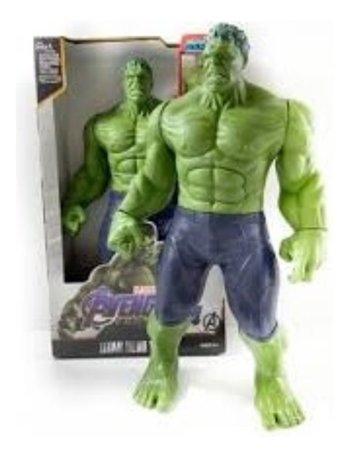 Boneco Incrível Hulk Articulado Som 30cm Vingadores Presente