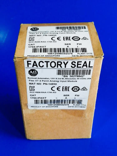 Allen Bradley 1794-if4ixt Modulo Flex Xt 4 Point