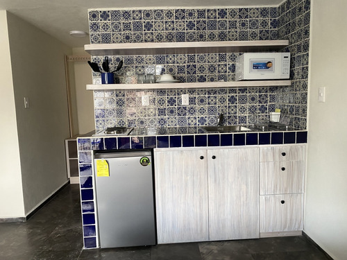 Coyoacán, Loft En Renta Con Balcón A Una Cuadra De Los Viveros