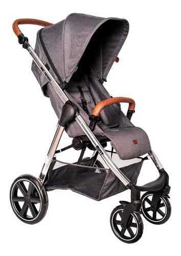 Cochecito de bebé Mint Asphalt Diamond Abc Desing, color gris, chasis, color cromo