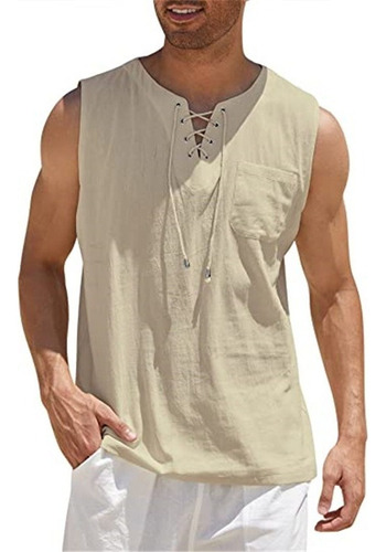 Camisa De Manta Hombre Playa Descanso Yoga Fresca Cómoda