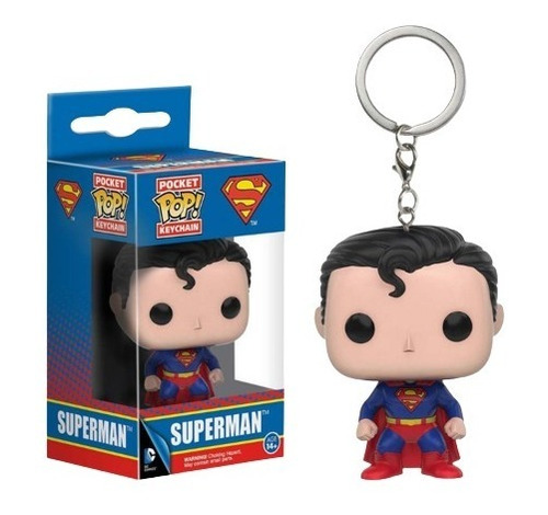 Pocket Pop Keychain Superman Dc Comics Original