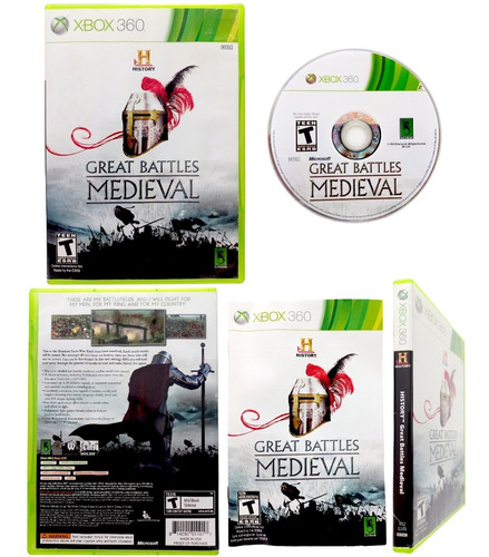 History Great Battles Medieval Xbox 360  (Reacondicionado)