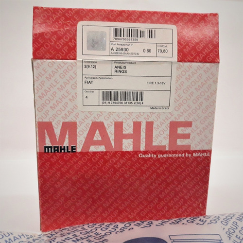 Imagen 4 de 5 de Anillos De Motor Fiat Palio/siena/uno Fire 1.3 16v 8v Mahle