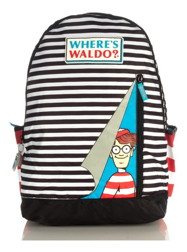 Mochilas Dónde Está Wally Original Nueva Backpack Oficial