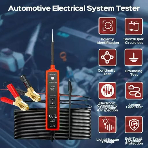 48v Probador De Sonda De Potencia, Luz De Prueba Automotriz