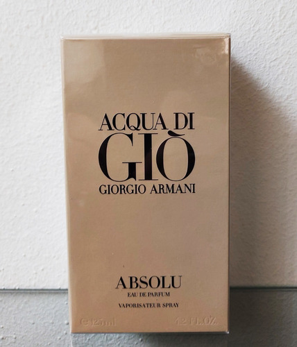 Aqua Di Gio Absolu 125 Ml Edp Giorgio Armani Sello Asimco