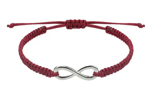 Pulsera Hilo Bordo Dije Amistad Amor Infinito 