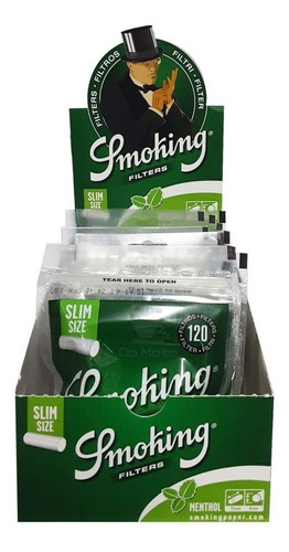 Caixa De Filtro Smoking De Menta - 10 Bags