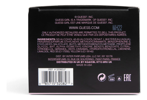 Perfume Guess Girl Eau De Toilette, 50 Ml, Para Mujer