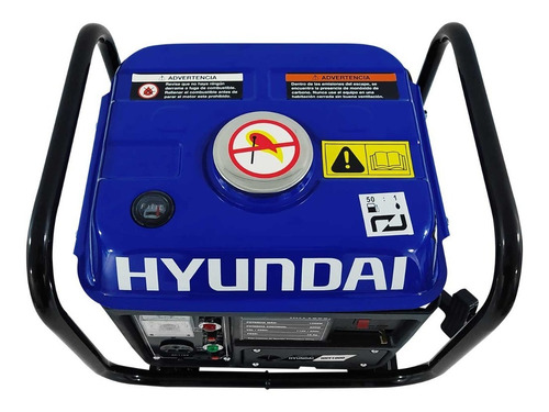Imagen 4 de 5 de Generador Portátil A Gasolina Hyundai Hhy1000 2 Hp 3600 Rpm