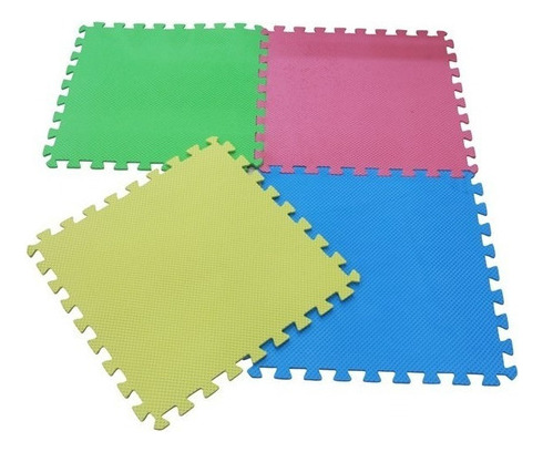 Alfombra De Goma Eva X4, 4 Colores