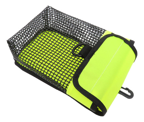 Bolsa De Almacenamiento Malla Grande Amarillo Fluorescente