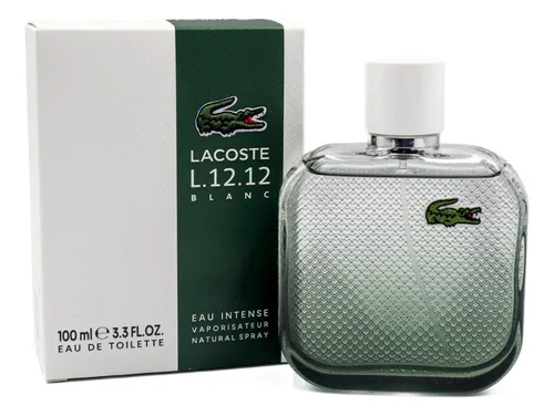 Perfume Lacoste L.12.12 Blanc Edt Intense 100ml Hombre Cuotas