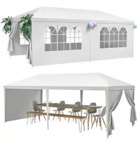 Comprar Toldos Blanco Para Jardin Con Paredes Reforzadas 3*6mts