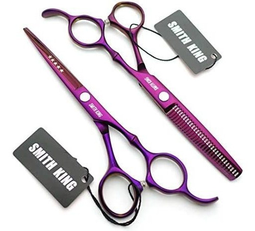Tesoura Profissional De 6 Para Cortar Cabelo - Roxa