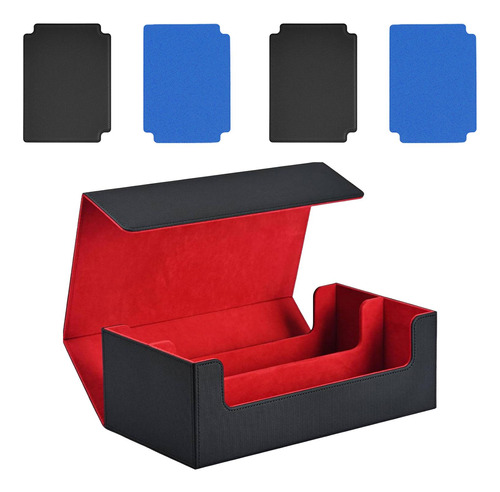 Caja De Baraja De Cartas Coleccionables, Azul Divisor Rojo