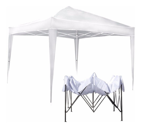 Gazebo 3x3 Blanco Autoarmable Con Bolso 