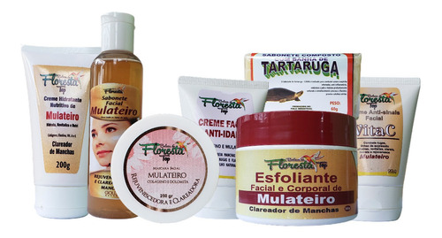 Kit 7 Produtos De Beleza Da Floresta Amazônica