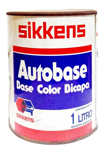 Automotor Sikkens Autobase Bicapa N°297 Azul Purpura 1/2 Lt