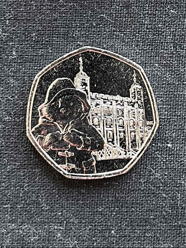 Imagen 2 de 4 de Inglaterra - 50 Pence - Año 2019 - Paddington Torre