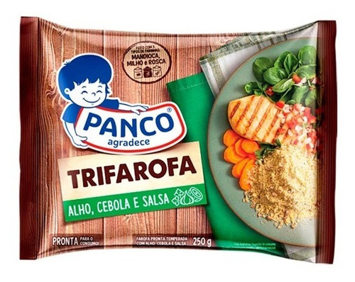 Tri Farofa Sabor Alho, Cebola E Salsa Panco 250g