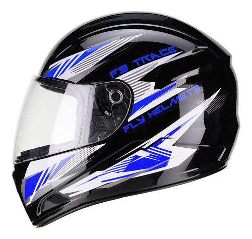 Casco Moto Integral Fly F9 Trace Visor Simple