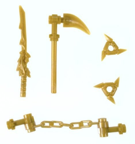 Set De Armas Lego Ninjago Gold (minifiguras)
