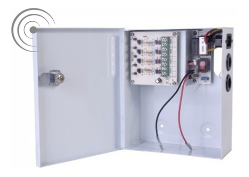Imagen 2 de 4 de Fuente Poder 12v A 5amp Para 4 Cámaras, Potencia Salida 60w