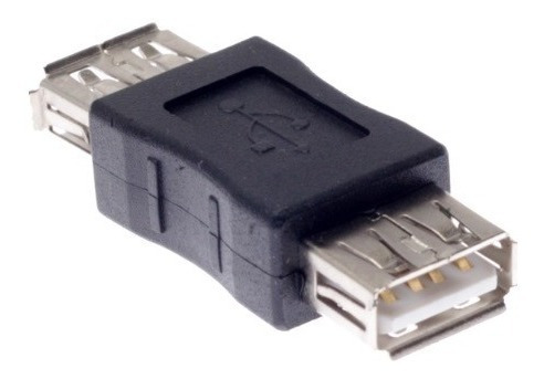 Imagem 1 de 3 de Conector Usb Femea X Femea Emenda Extensor 5 Und