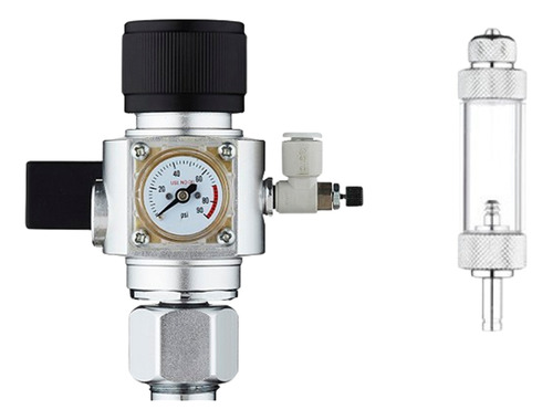 Regulador De Co2 Com Solenóide 12v Bivolt Com Conta Bolhas