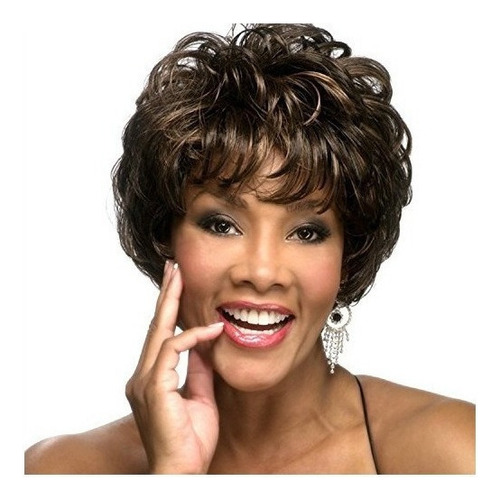 Short Curly Lady's Wig Fashion Sofa