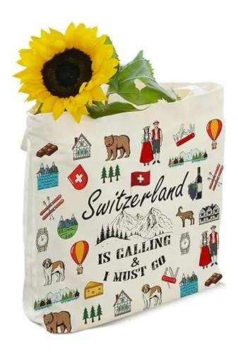 Bolsa De Tela Estilo Aesthetic, Reutilizable Para Compras Y