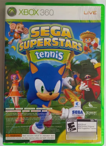 Sega Superstars Tennis - Jogo XBOX 360 Midia Fisica