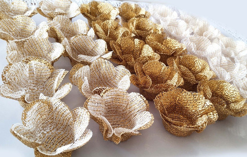 Imagem 4 de 10 de 200 Forminhas Doces Finos Flor Dupla Casamento Aniversário