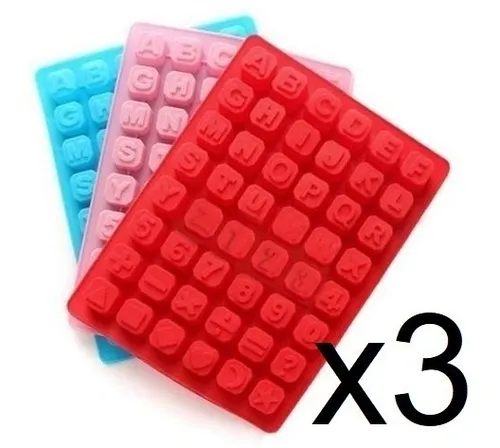 comprar Moldes  Para Bombones Silicona Cubetera Pack X3 Hielo